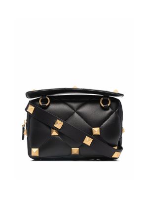 Valentino Garavani Roman Stud Diamond-Quilted Clutch Bag