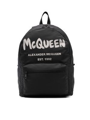 Alexander Mcqueen Graffiti Metropolitan Printed Backpack