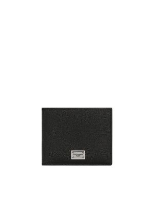Dolce & Gabbana logo-tag leather bifold wallet