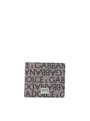 Dolce & Gabbana logo jacquard wallet