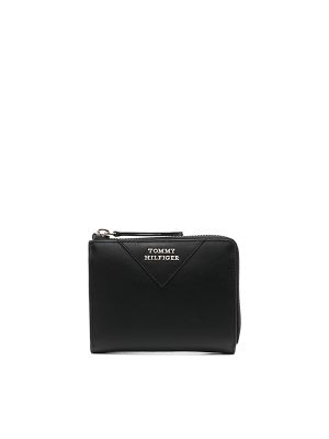 Tommy Hilfiger Medium Logo-Lettering Leather Wallet