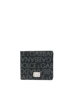 Dolce & Gabbana logo jacquard bi-fold wallet