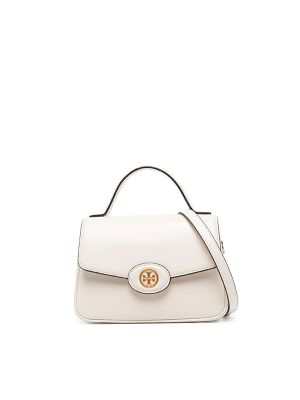 Tory Burch Robinson Spazzolato Leather Shoulder Bag