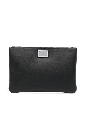 Dolce & Gabbana Logo-Plaque Clutch Bag