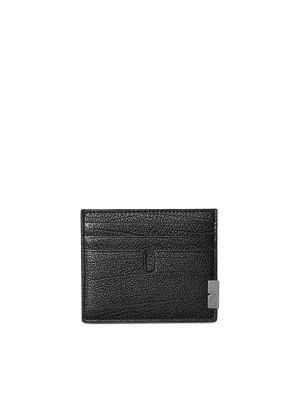 Burberry Grained-Texture Leather Cardholder