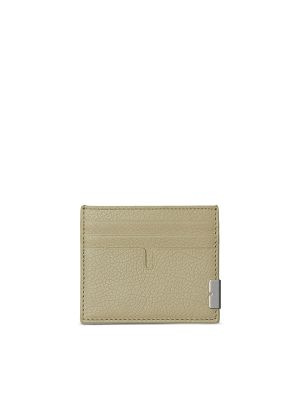 Burberry Tall B Cut Leather Cardholder