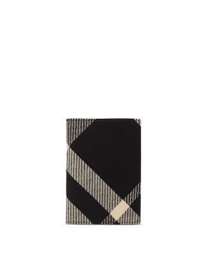 Burberry Check Folding Card Case