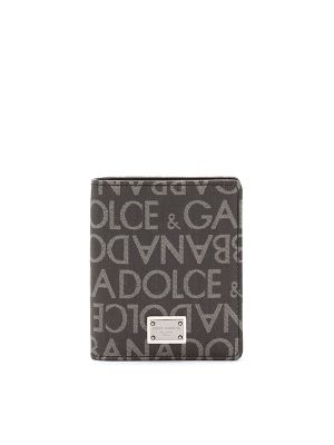 Dolce & Gabbana coated jacquard bi-fold card holder