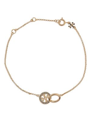 Tory Burch Logo-Charm Bracelet
