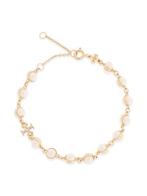 Tory Burch Logo Pearl Bracelet