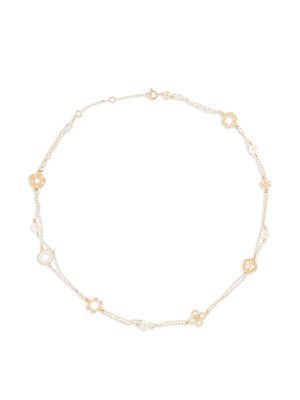 Tory Burch Forget-Me-Not Layered Necklace