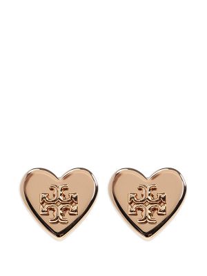 Tory Burch Forget-Me-Not Heart Stud Earrings