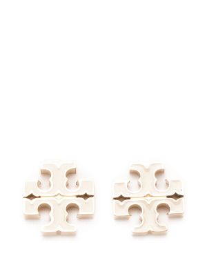 Tory Burch Small Icon Enamel Stud Earrings