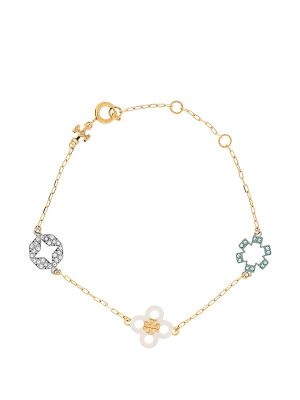Tory Burch Double-T Charm Bracelet