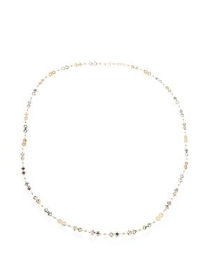 Tory Burch Double T Logo-Plaque Necklace