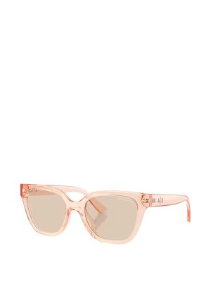 Armani Exchange Transparent-Frame Cat-Eye Sunglasses