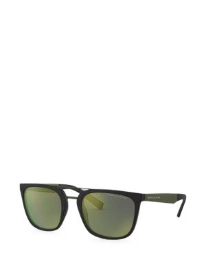 Armani Exchange Square-Frame Double-Bridge Sunglasses
