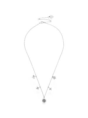 Guess Flower Charms Necklace