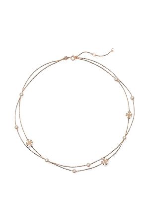 Tory Burch Moondance Layered Pearl Necklace