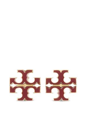 Tory Burch Small Icon Enamel Stud Earrings