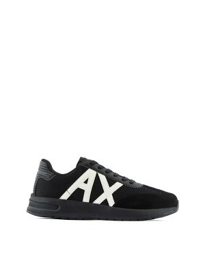 Armani Exchange Logo-Patch Panelled-Design Sneakers