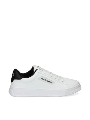 Armani Exchange Embroidered-Logo Sneakers