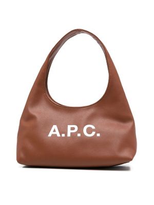 A.P.C. Baby Ninon Logo-Print Shoulder Bag