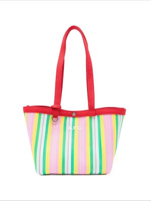 A.P.C. Striped Shoulder Bag