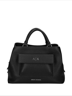 Armani Exchange Pocket-Detail Tote Bag