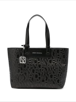 Armani Exchange Logo-Embossed Tote Bag
