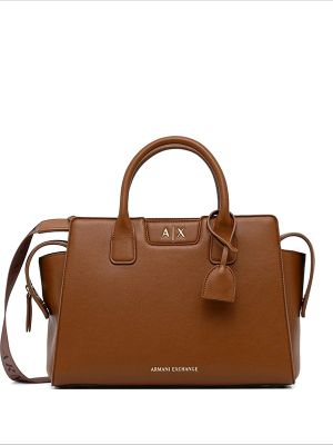 Armani Exchange Medium Detachable-Strap Tote Bag