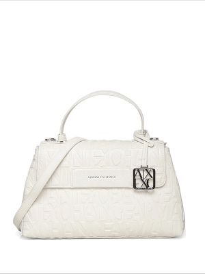 Armani Exchange Embossed Top-Handle Bag
