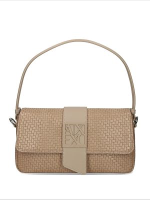 Armani Exchange Woven-Panel Tote Bag