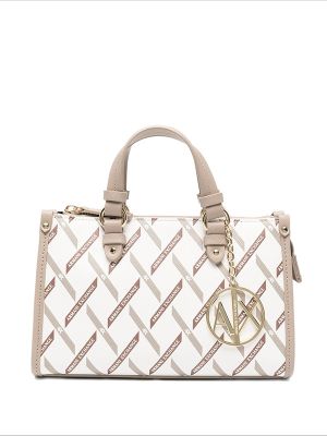 Armani Exchange Logo-Print Tote Bag