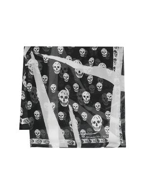 Alexander Mcqueen Skull-Print Silk Scarf