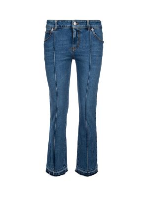Alexander Mcqueen Logo-Patch Flared Jeans