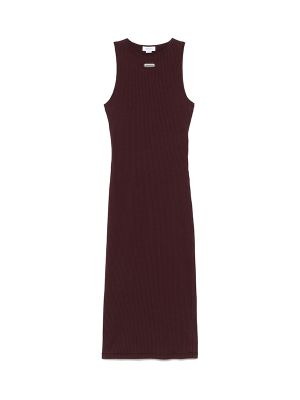 Alexander McQueen Ribbed Midi Dress
