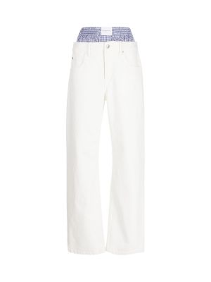 Alexander Wang Layered Straight-Leg Jeans