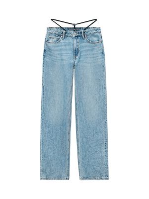 Alexander Wang Layered Straight-Leg Jeans