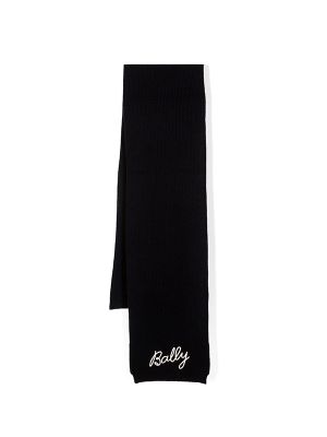 Bally Logo-Embroidered Scarf