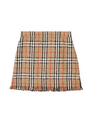 Burberry Vintage Check Bouclé Mini Skirt