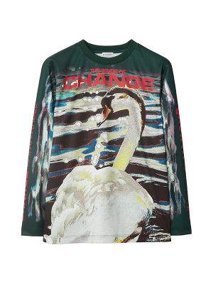 Burberry Graphic-Print Long-Sleeve T-Shirt