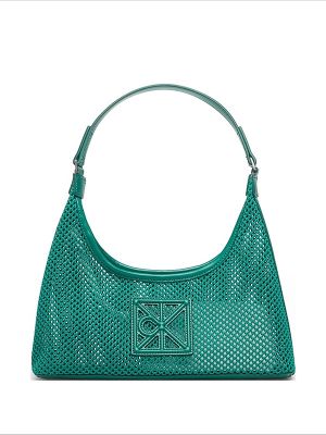 Calvin Klein Mesh Logo-Patch Shoulder Bag