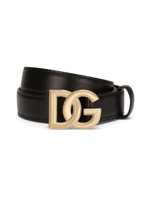 Dolce And Gabbana DG-Logo Leather Belt