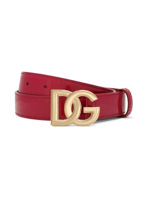 Dolce And Gabbana Logo-Buckle Leather Belt