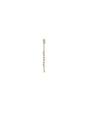 Diesel Logo-Lettering Earring