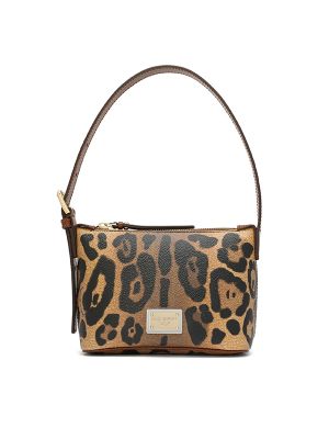 Dolce & Gabbana Crespo Leopard-Print Shoulder Bag
