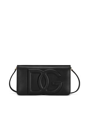 Dolce & Gabbana DG-Logo Leather Shoulder Bag