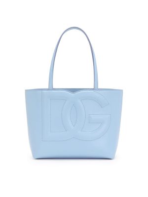 Dolce & Gabbana Small DG Logo Leather Tote Bag