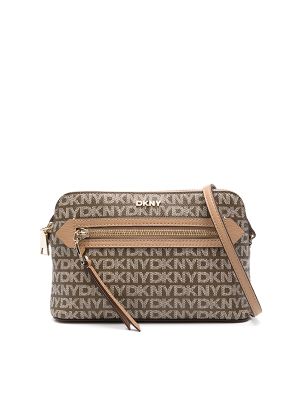 DKNY Bryant Logo-Print Shoulder Bag